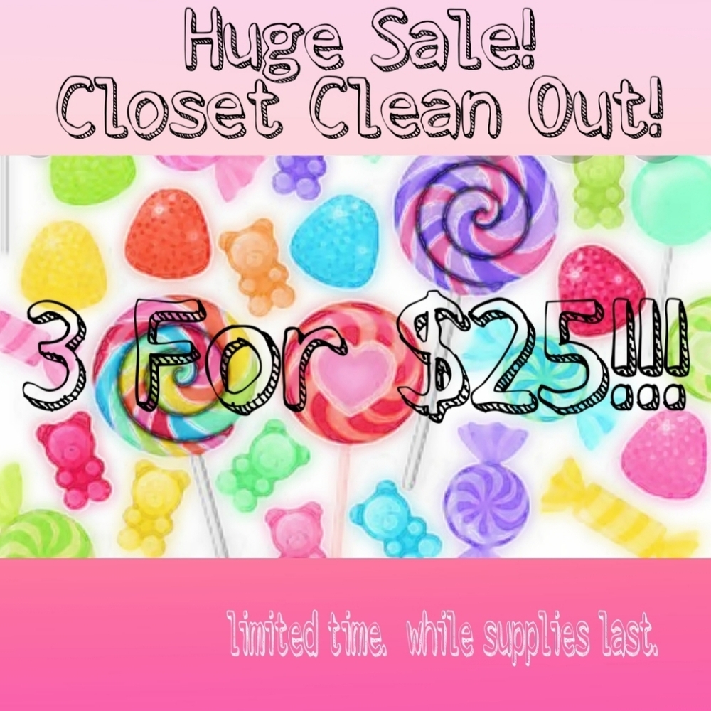3 FOR $25!  TONS of Listings 🍭